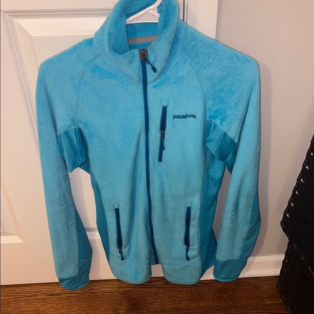 Patagonia Blue Zip-Up Sweatshirt